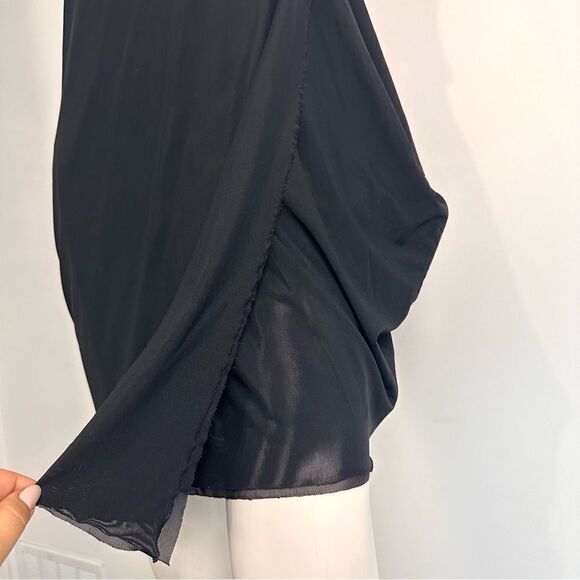 Marie Saint Pierre Sleeveless Black Dress Sz 1 - Picture 8 of 17